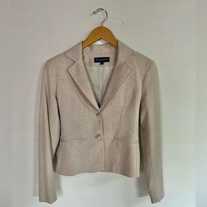 Ciello Couture blazer, size 4, cream